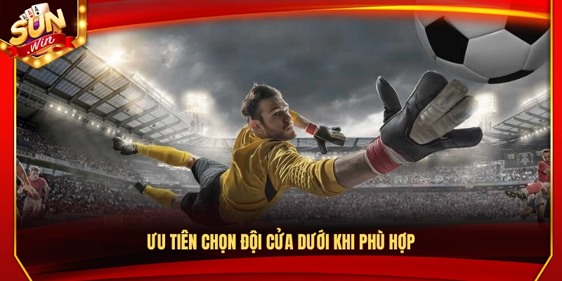 Lựa chọn đội cửa dưới khi nhận thấy cơ hội hợp lý 